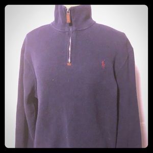 Navy blue sweater Ralph Lauren polo quarter zip